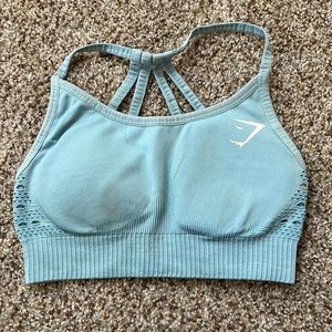 blue energy seamless gymshark bra